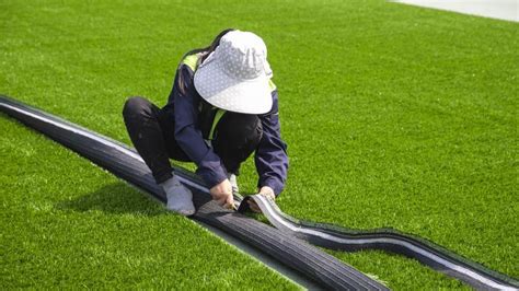 足球场人造草坪施工流程