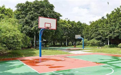 室外篮球场地面做法