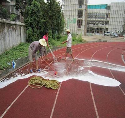 塑胶跑道常规施工流程