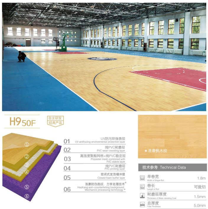 PVC篮球场