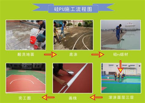 硅pu面层施工工艺_场地
