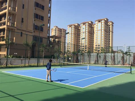 壮宸劲豹硬地丙烯酸网球场